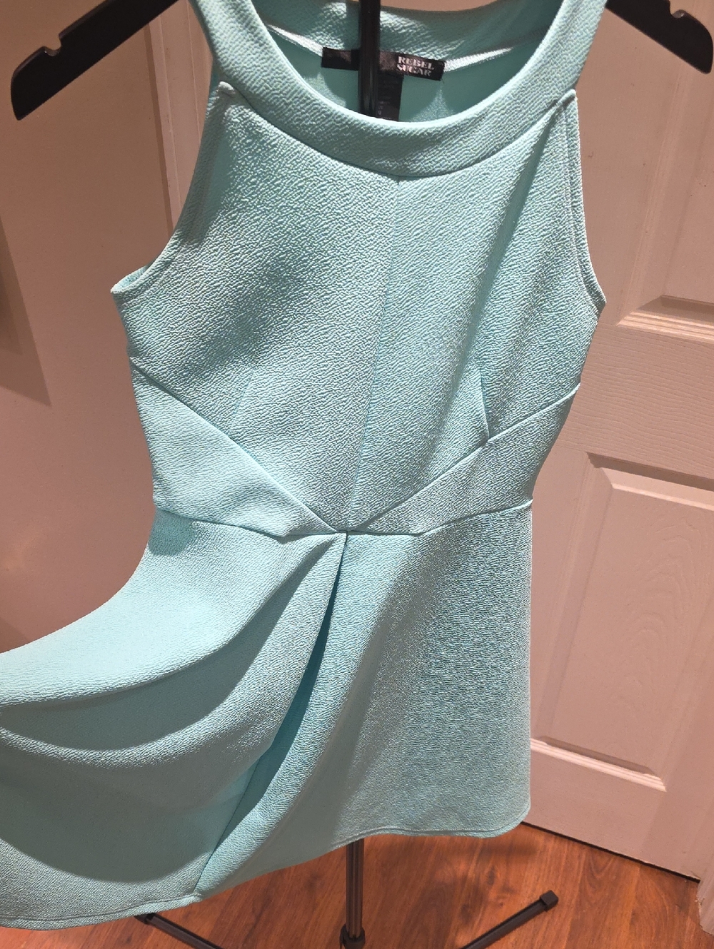 Rebel Sugar Mint Teal Textured Dress